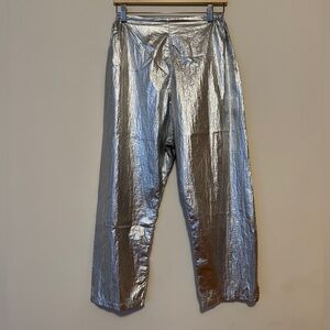 UZI NYC Space Pants in Silver